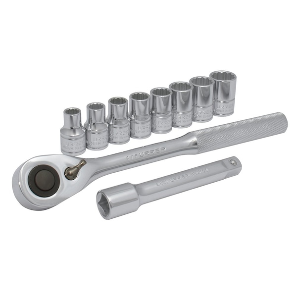 1/2" Drive Metric, 10 pcs